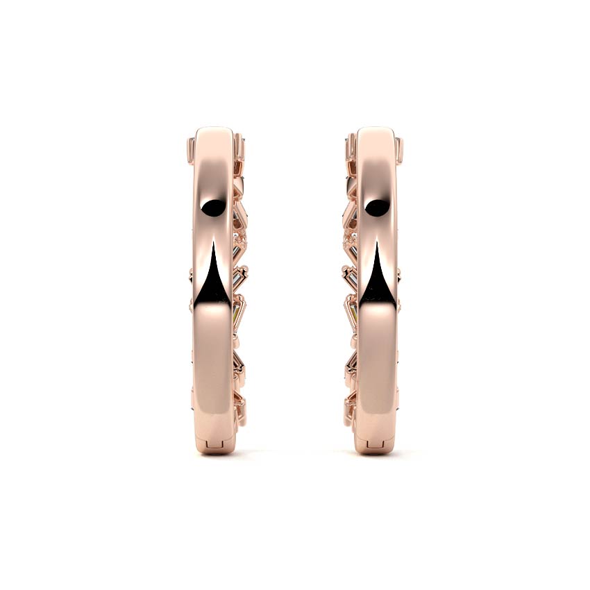 Hoop Prism Rose Earrings Hoop Prism Rose Earrings